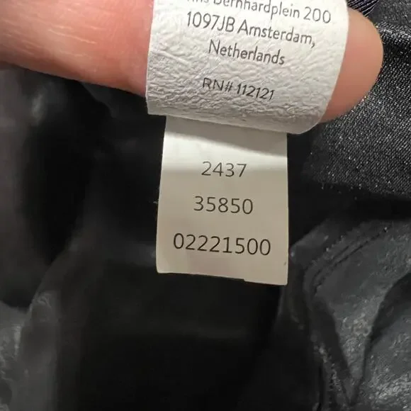 SPANX Leggings Womens XL Metallic Faux Leather Pants - Picture 7 of 10